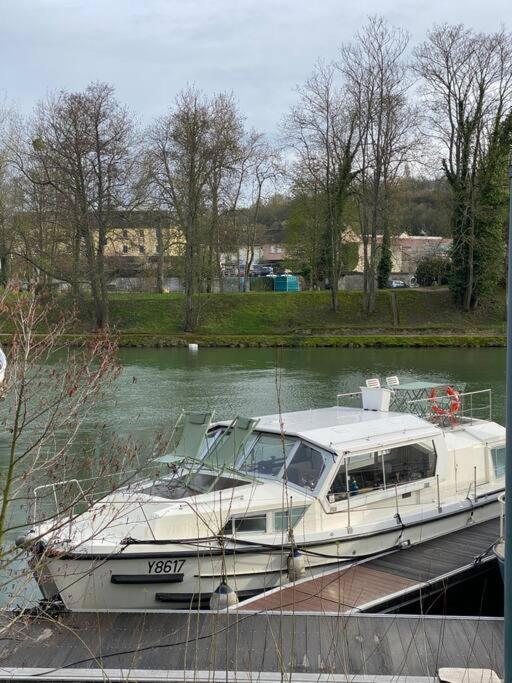 Charmant Bateau Sur La Marne Jouarre Exterior foto